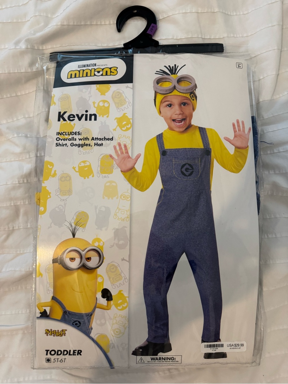 Minion boy costume 5-6 T